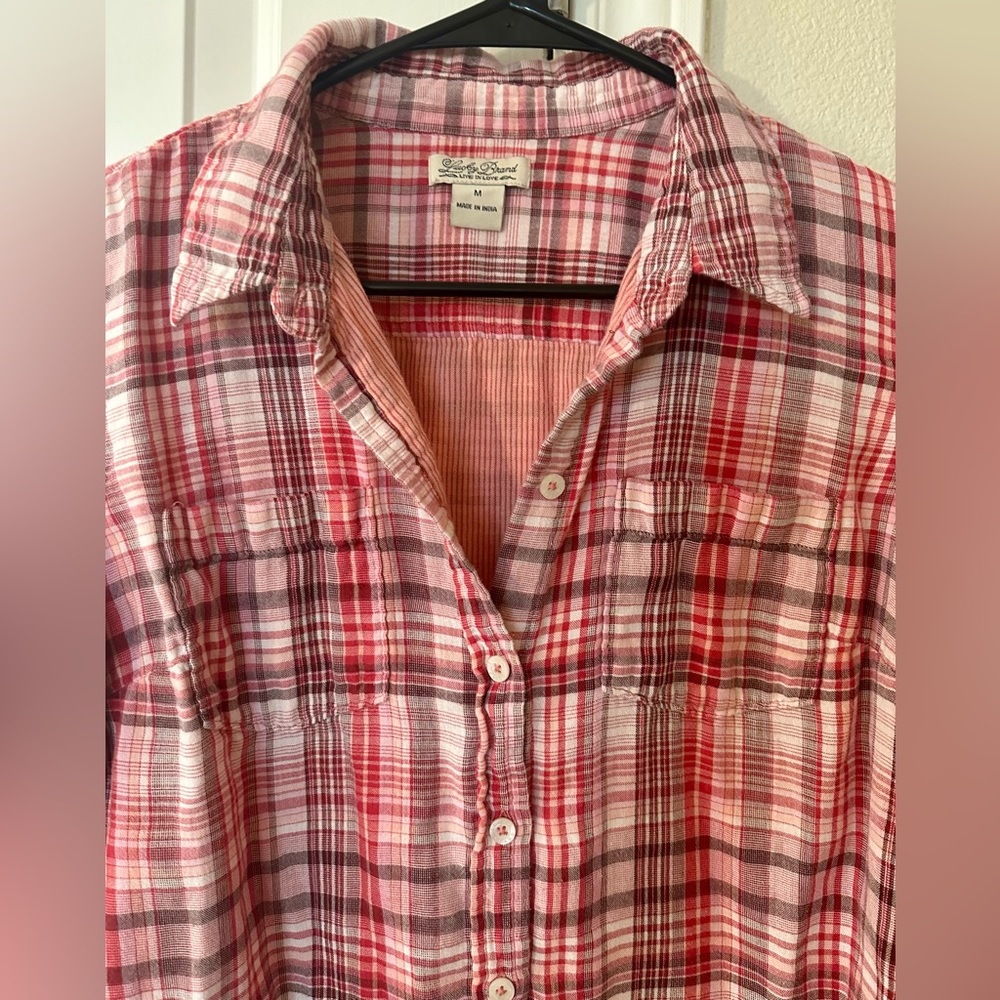 Lucky Brand Plaid Shirt - Picture 2 of 6
